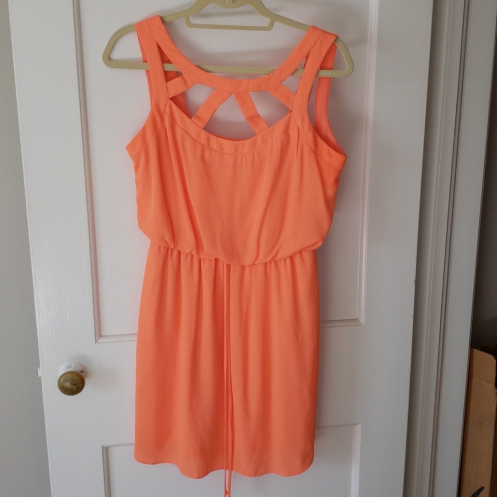 Bright Orange Dress